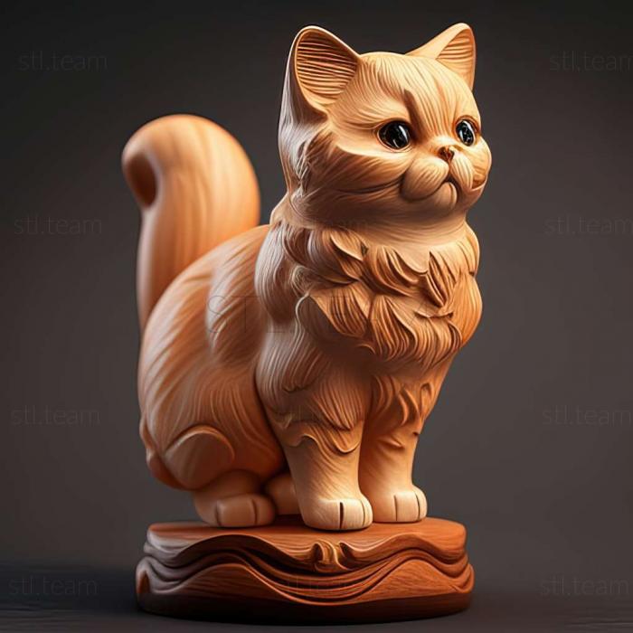 3D model Munchkin cat (STL)